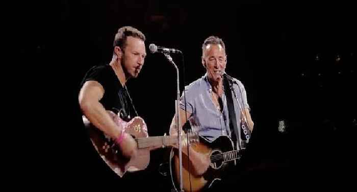 Watch Bruce Springsteen Join Coldplay On Two Songs In New Jersey