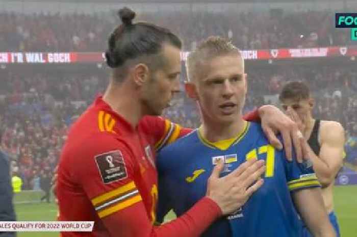 Gareth Bale shows his class with emotional Oleksandr Zinchenko speech after Wales triumph