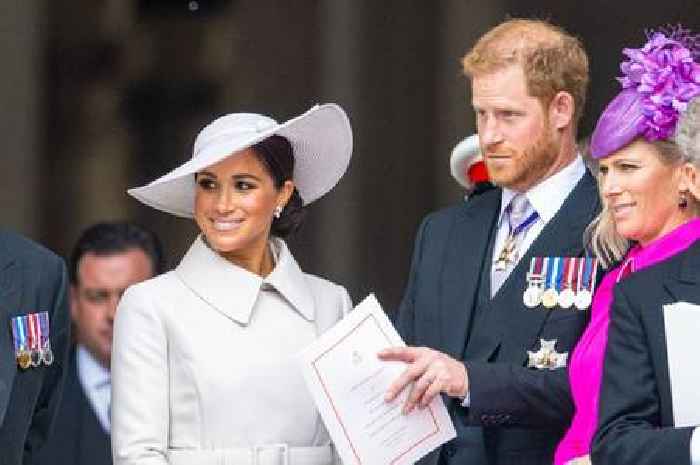 Royal fans notice Meghan Markle's 'reaction to Kate Middleton' during Jubilee service