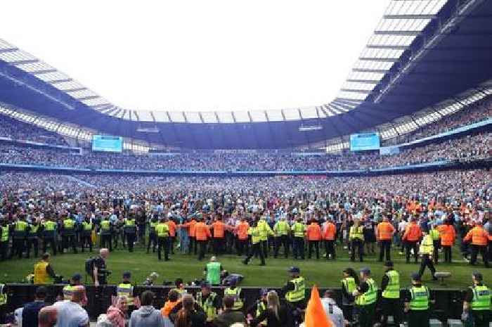 Man City fan lands four-year ban after running on pitch during final day title drama