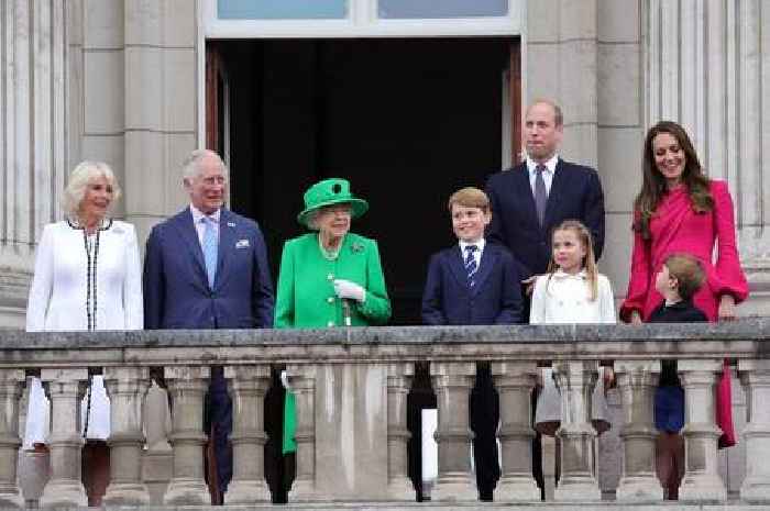 Prince George's adorable four words to Princess Charlotte on Jubilee balcony