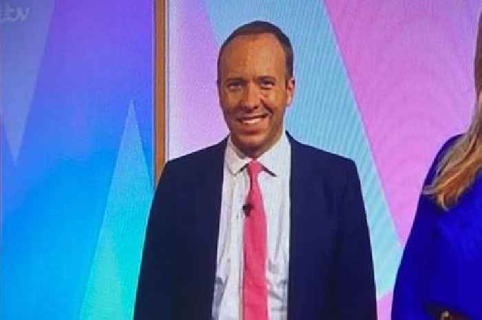 Matt Hancock sparks concern within seconds of him appearing on ITV Loose Women