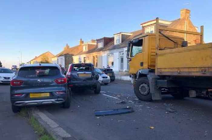 Crash in Lanarkshire street results in three people taken to hospital