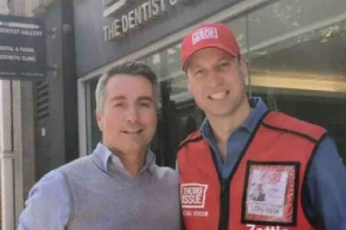 Prince William spotted secretly selling The Big Issue on the streets of London