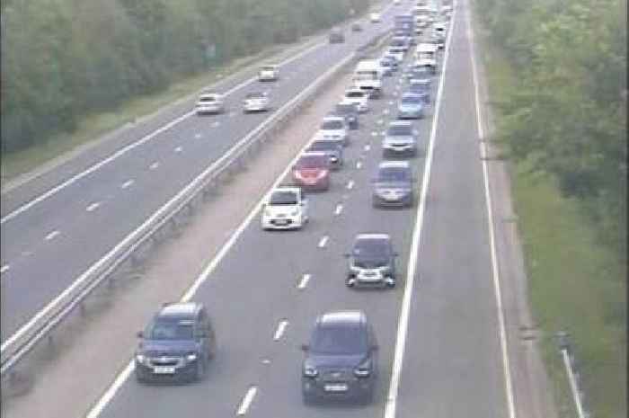 M32 traffic live as crash causes delays amid rush hour - updates