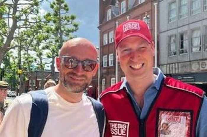 Prince William sold 'piles' of Big Issue magazines and put other vendors 'to shame'