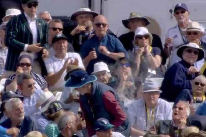Cricket star's six lands in fan's pint as cider-soaked ball thwarts England