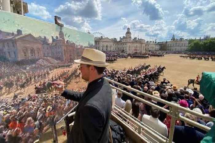 North Staffordshire artist paints Trooping the Colour at Queen's Jubilee