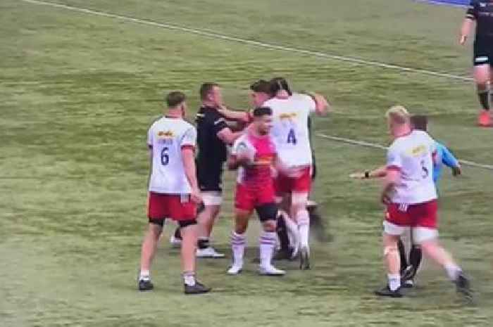 'Cheap shot' aimed at Owen Farrell provokes angry reaction with Wales star also under fire as semi-final erupts