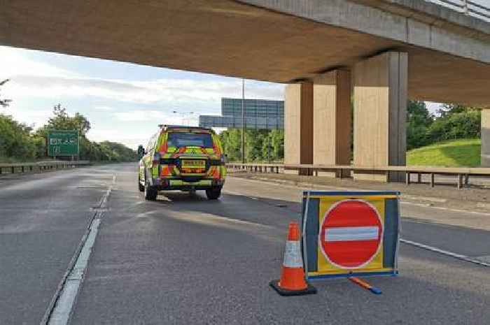 Live updates as A50 to be closed for 'number of hours' after serious crash