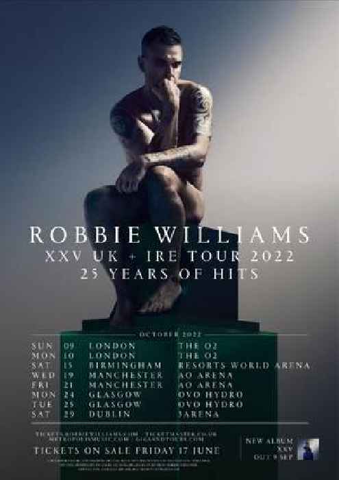 Robbie Williams Announces New Arena Tour