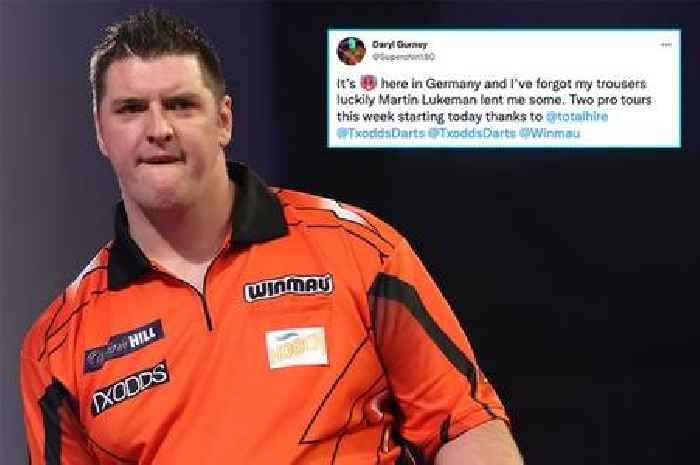 Daryl Gurney travels to World Cup without trousers and has to borrow pair after SOS