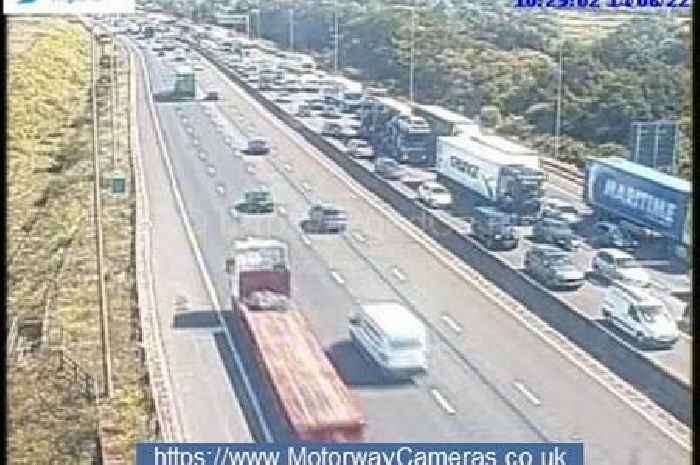 Live M25 traffic updates as two lanes closed on QEII Bridge at Dartford Crossing