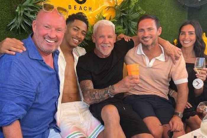 Frank Lampard and Jude Bellingham spotted loving life alongside Wayne Lineker in Ibiza