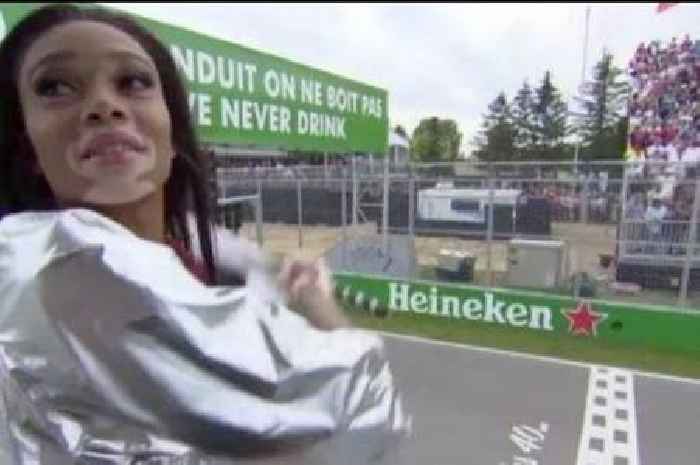 Supermodel caused Canadian Grand Prix chaos by waving chequered flag too early