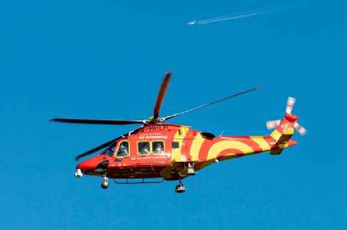 Air ambulance lands at A12  serious crash involving one vehicle at Heybridge