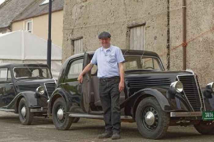 Classic cars used in thrilling Peaky Blinders finale go on display at Scots festival