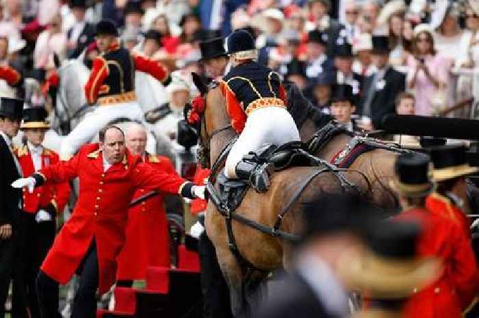 Horse pulling Princess Beatrice and husband at Ascot bolts after being 'spooked'