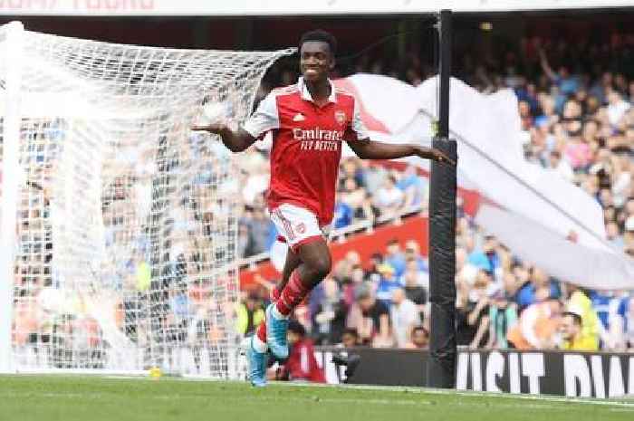Eddie Nketiah delivers nine-word verdict on new Arsenal contract after emphatic Gabriel defence