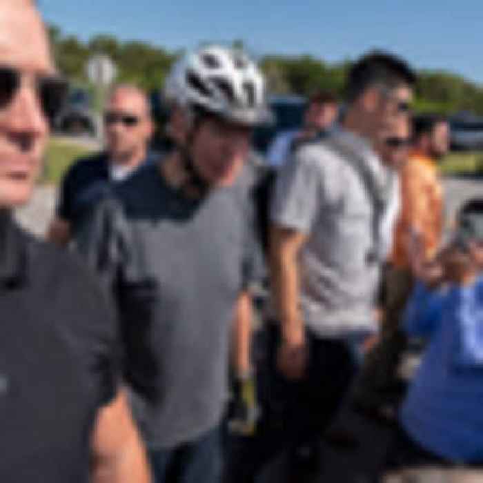 US President Joe Biden falls off bike while cycling in Delaware