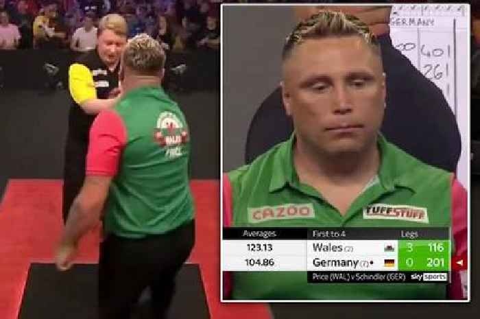 Gerwyn Price called an 'alien' after seven-minute World Cup win with incredible average