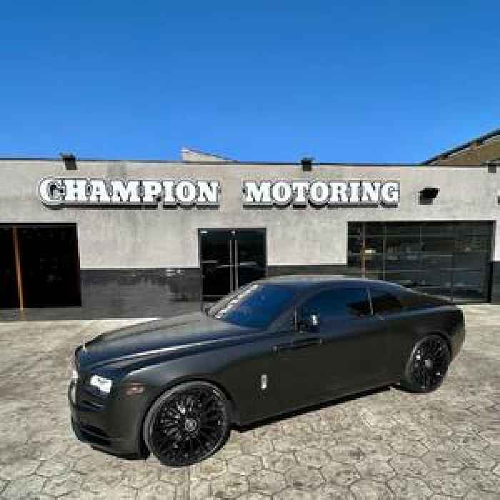 This Sleek Satin Black Rolls-Royce Wraith Belongs to NBA's Trey Lyles, It's a Beauty