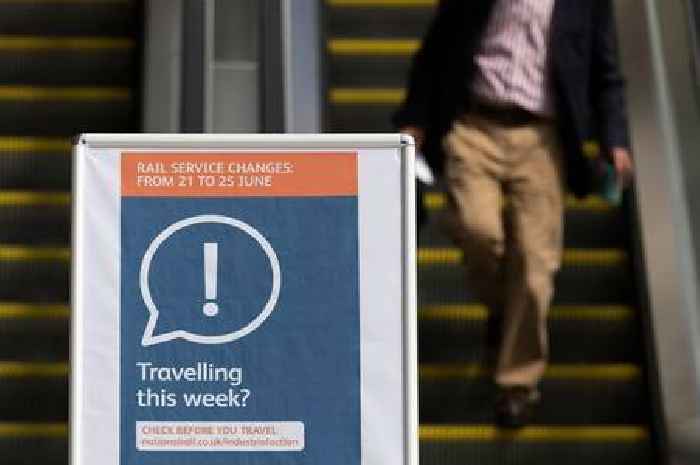Train passengers warned to get home by 6pm as rail strike chaos begins