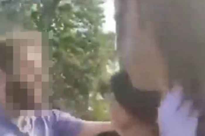 Outraged driver 'ploughs into group of children' after being drenched in water fight
