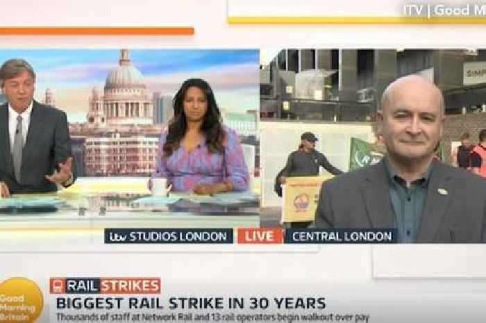 ITV Good Morning Britain's Richard Madeley accused of talking 'twaddle' over rail strike