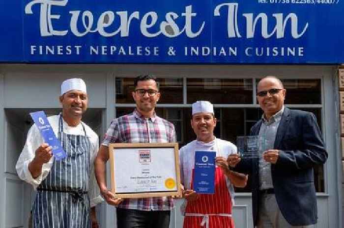 Delight for staff and customers as Perth's Everest Inn is named Curry Restaurant of the Year
