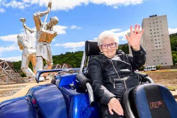 Daredevil OAP takes on bucket list with motorbike ride around town