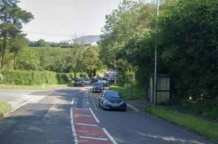 Busy road shut in both directions after crash on A4063 near Maesteg