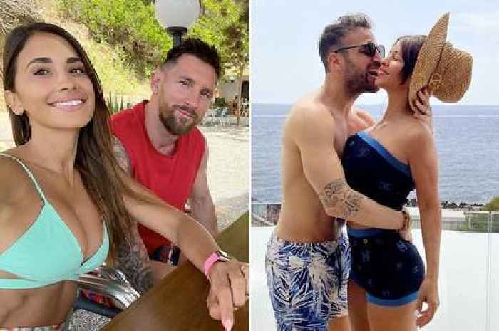 Lionel Messi and Cesc Fabregas take WAGs to £260K-a-week Ibiza mansion on private island
