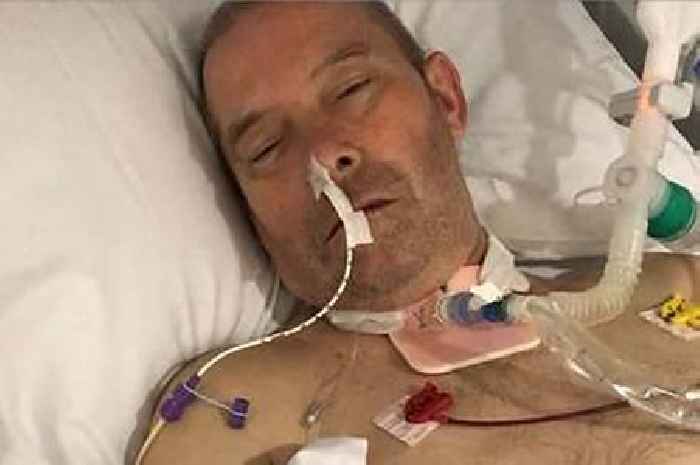 Dad 'paralysed by Covid vaccine' will never be the same again