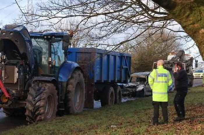 Lorry driver's heroic bid to save driver from burning car wreck