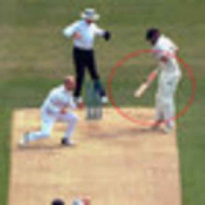 Cricket: New Zealand batsman Henry Nicholls suffers one of test cricket's unluckiest dismissals