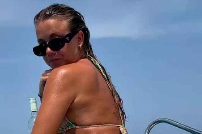 Alan Shearer's daughter sizzles in the sun as she shows off bikini body on boat