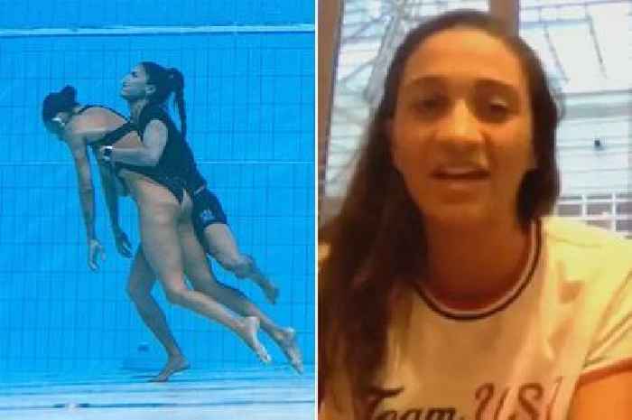 Swimmer saved by hero coach breaks silence after 