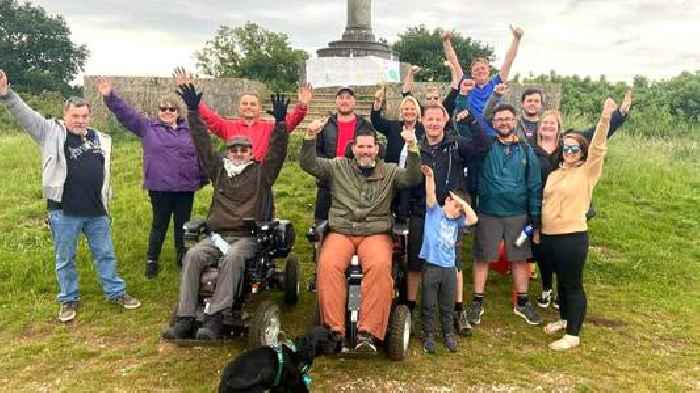  Disabled Suicide Survivor, First to complete 96km of a National Trail in Powered Wheelchair