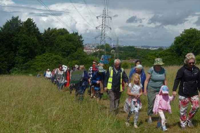 March to save the Meadows in Brislington that the Mayor said wouldn't be built on