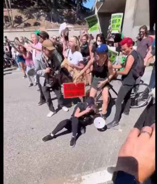 WATCH: Full House Star Jodie Sweetin Thrown to the Ground by LAPD During Pro-Choice Protest