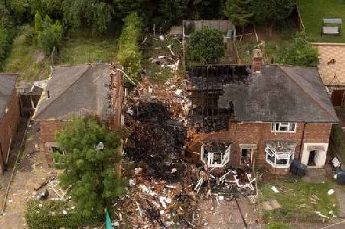 Birmingham house gas explosion: Pictures and aftermath of blast which left man fighting for life