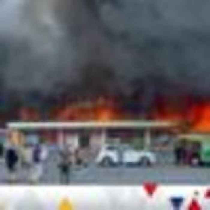Missiles hit Ukrainian shopping centre with over 1,000 people inside in city of Kremenchuk
