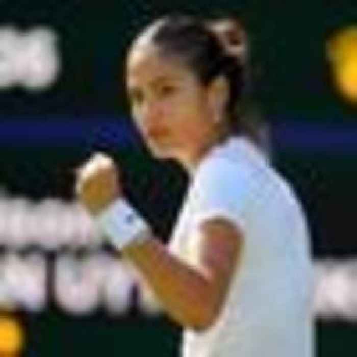 Wimbledon live: Emma Raducanu in action against Alison Van Uytvanck - score updates