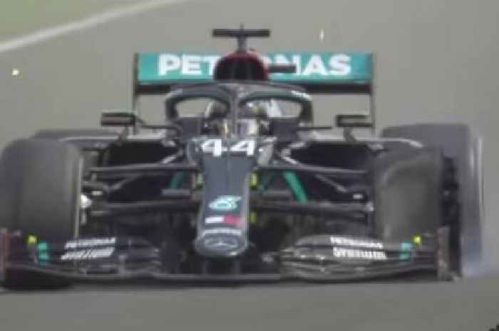 Lewis Hamilton hit 140mph on three wheels to fend off Max Verstappen at Silverstone