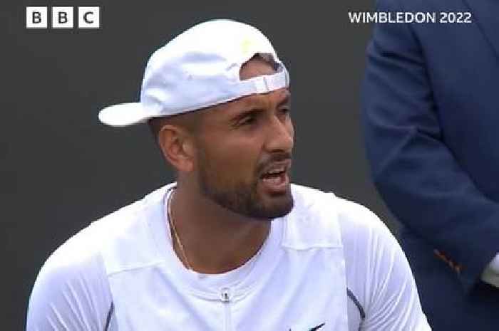 Tennis brat Nick Kyrgios rows with umpire and does underarm serve minutes into Wimbledon