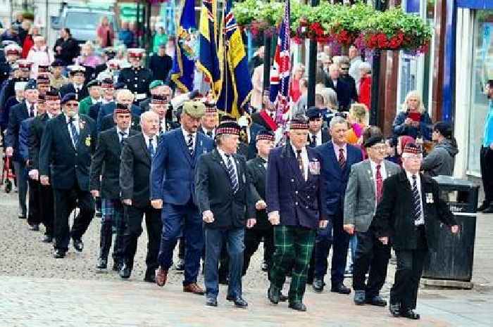 Special Dumfries town centre parade marks Armed Forces Day