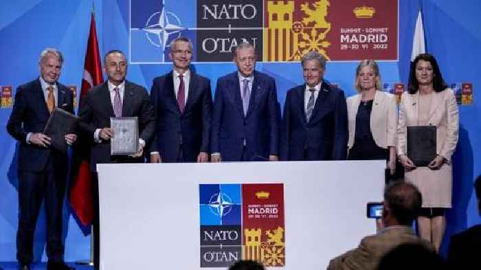Turkey Lifts Its Objections To Sweden, Finland Joining NATO