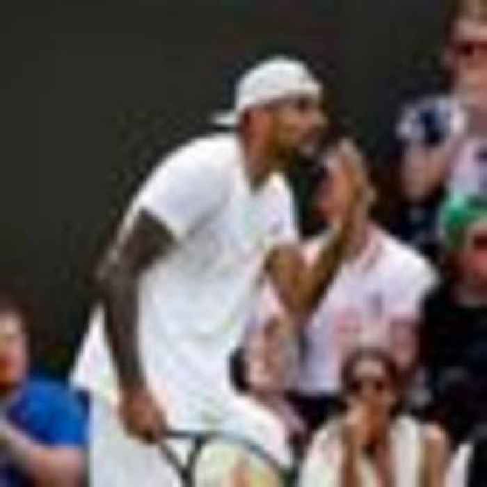 Nick Kyrgios admits spitting towards 'disrespectful' spectator at Wimbledon