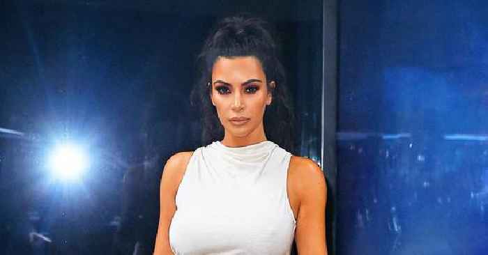 Kim Kardashian Puts Her Fit Physique On Display In Silver Bikini — See Photo!